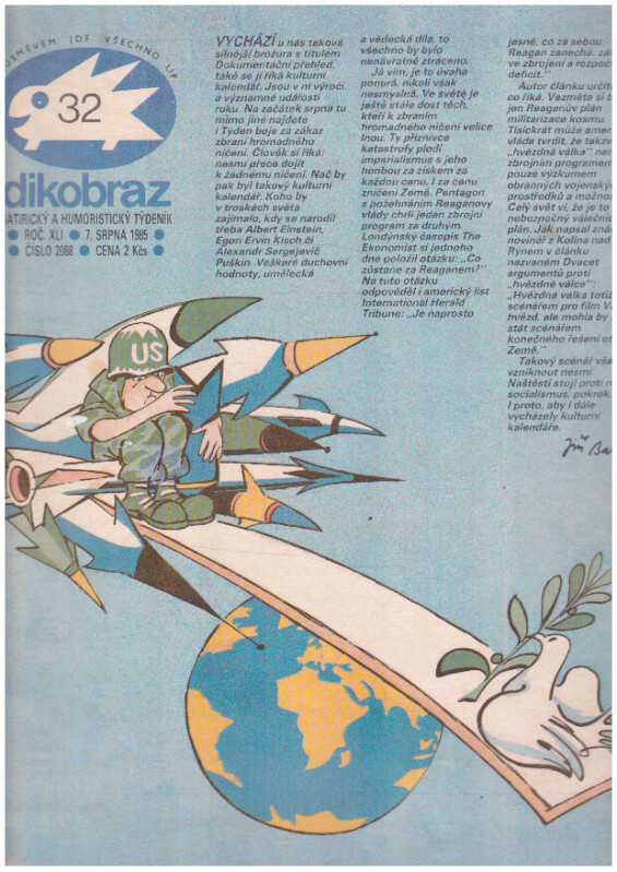 Dikobraz 32.,7. srpna 1985